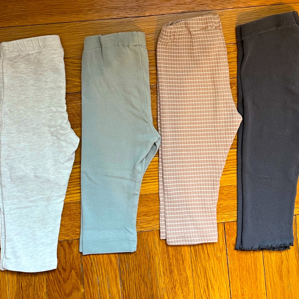 H&M Cotton Leggings 4 Pack